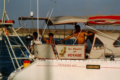 Biquet et Biquette (Philippe et Pascale) sur Voyage