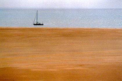 La baie d'Archimède au Nord de la baie du Lévrier