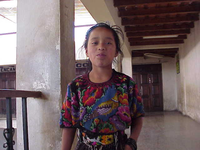 Fillette de Chichicastenango