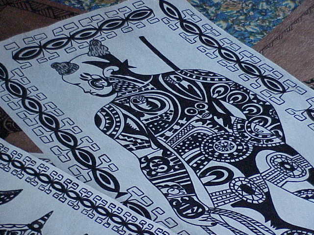Le motif traditionnel du guerrier salvateur de Fatuiva