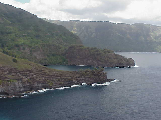 Baie de Anahi au Nord de Hiva Oa
